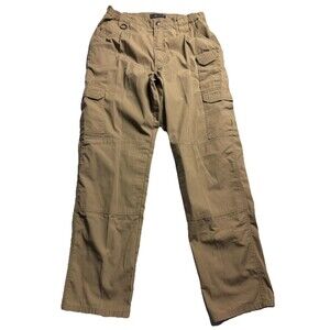 5.11 Tactical Tan Military Outdoors Mens Cargo Pants Sz 34X34